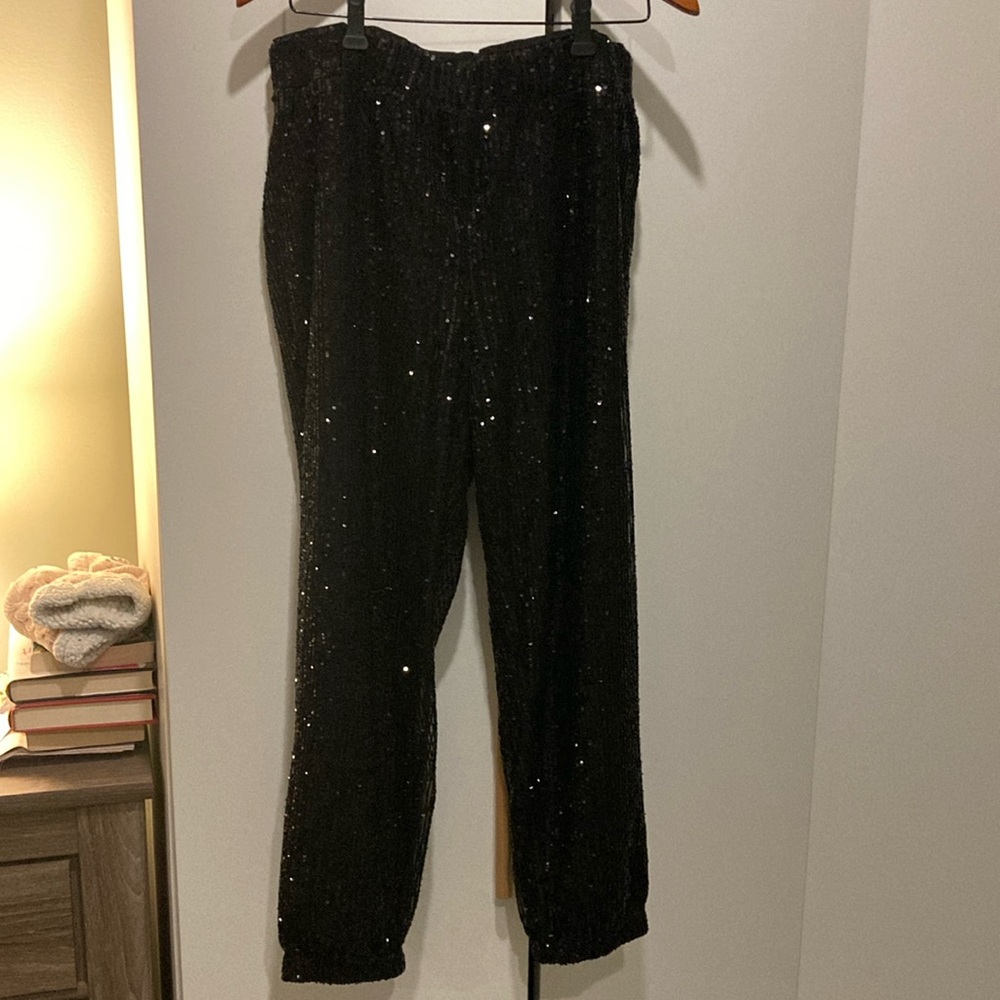 Sequin joggers
